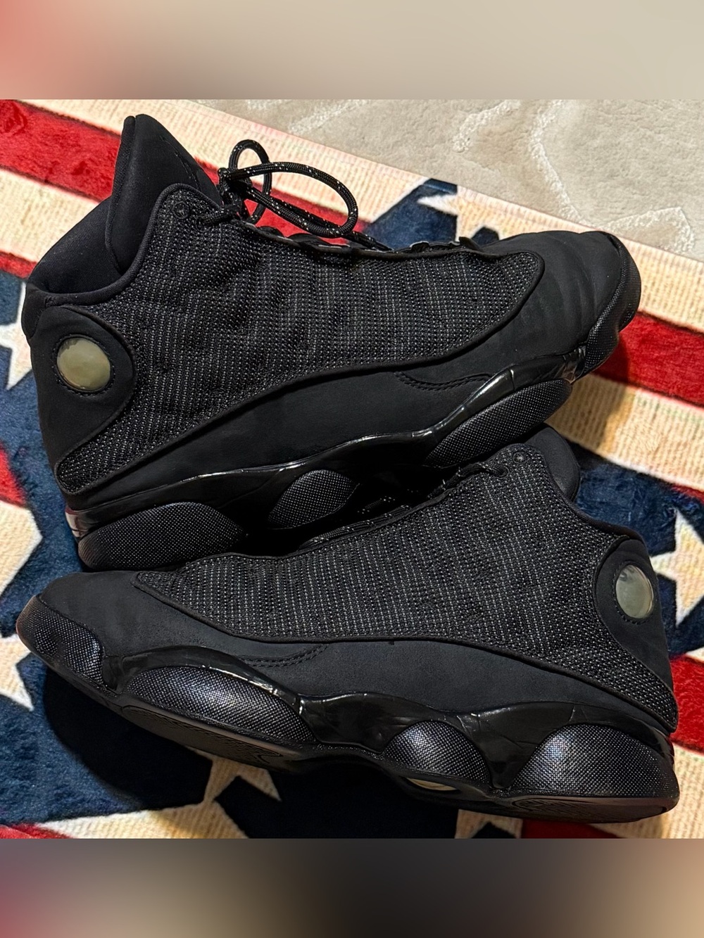 Men’s Air Jordan 13 Black Cat Beaters, Size - 10